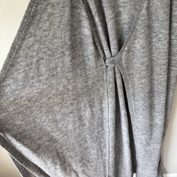 ELOQUII Sweater Wrap Maxi Dress in Heather gray women’s 18/20 soft comfy - Picture 8 of 10